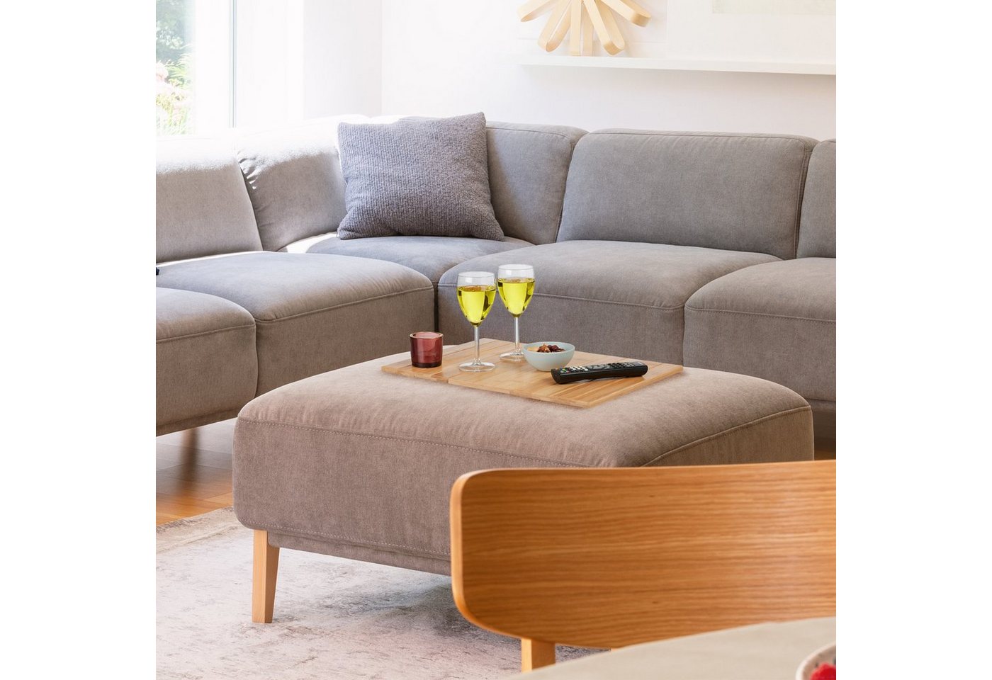 relaxdays Tablett Sofatablett Bambus, Bambus, (1-tlg) – Bild 5 von 5