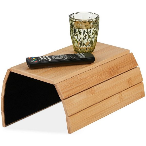 relaxdays Tablett Sofatablett Bambus, Bambus, (1-tlg)