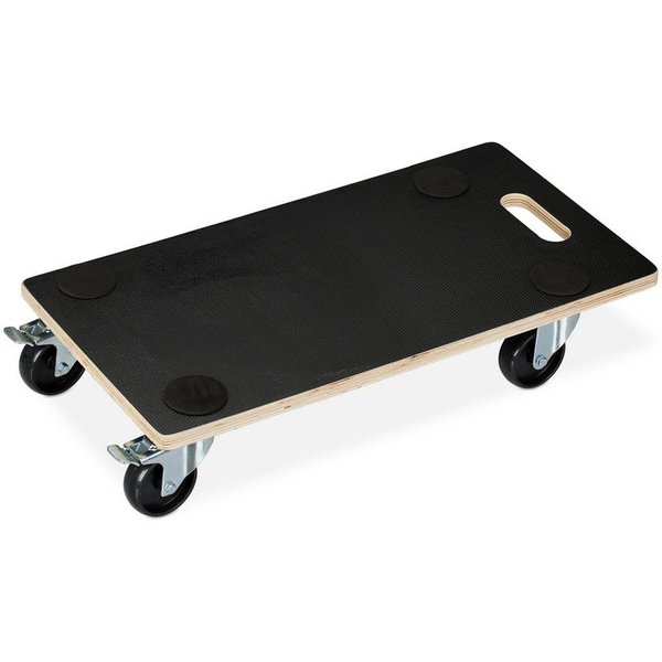 relaxdays Transportroller mit Bremse 400 kg, (1-St)