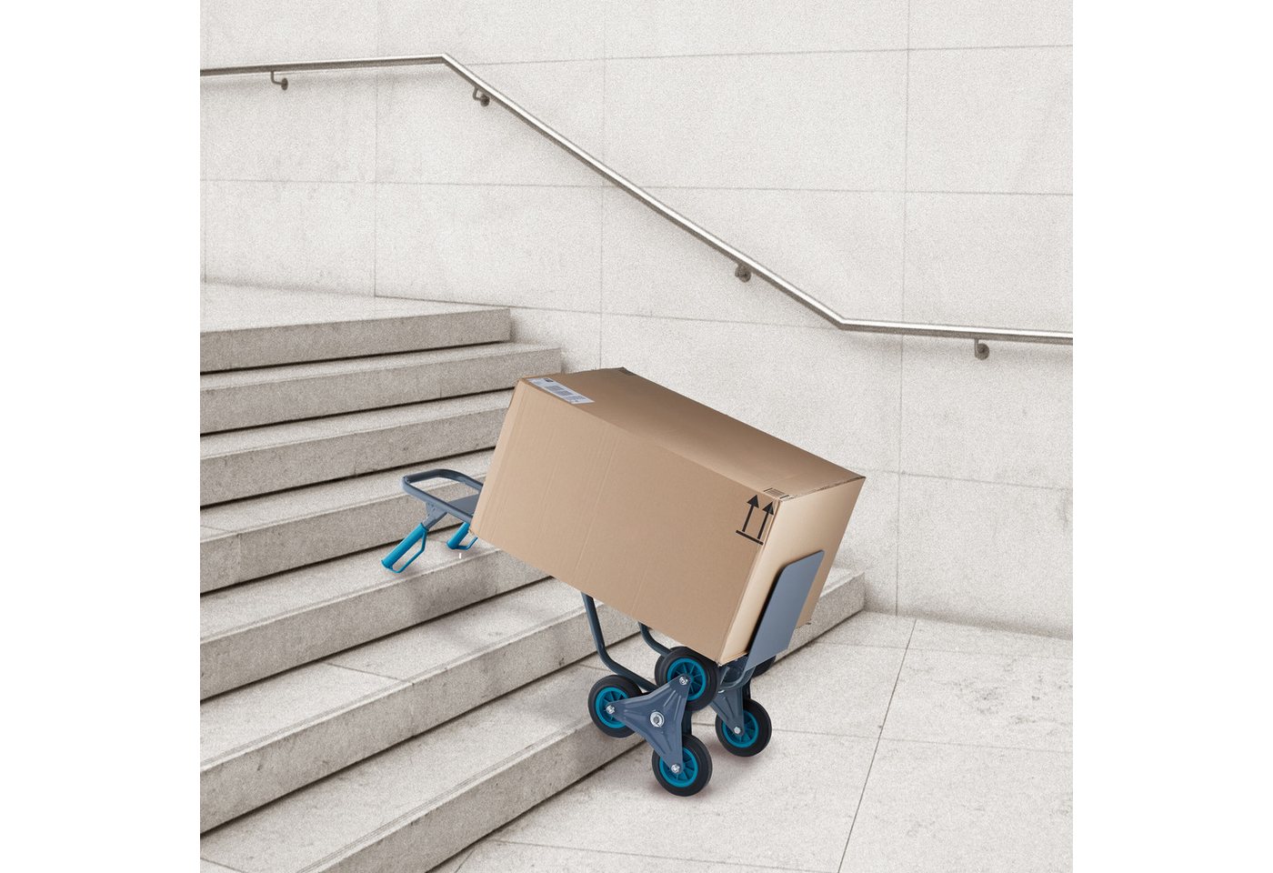 relaxdays Treppensackkarre 200 kg, (1-St) – Bild 2 von 5