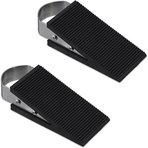 relaxdays Türstopper 2er Set Türkeil Gummi (2 St)