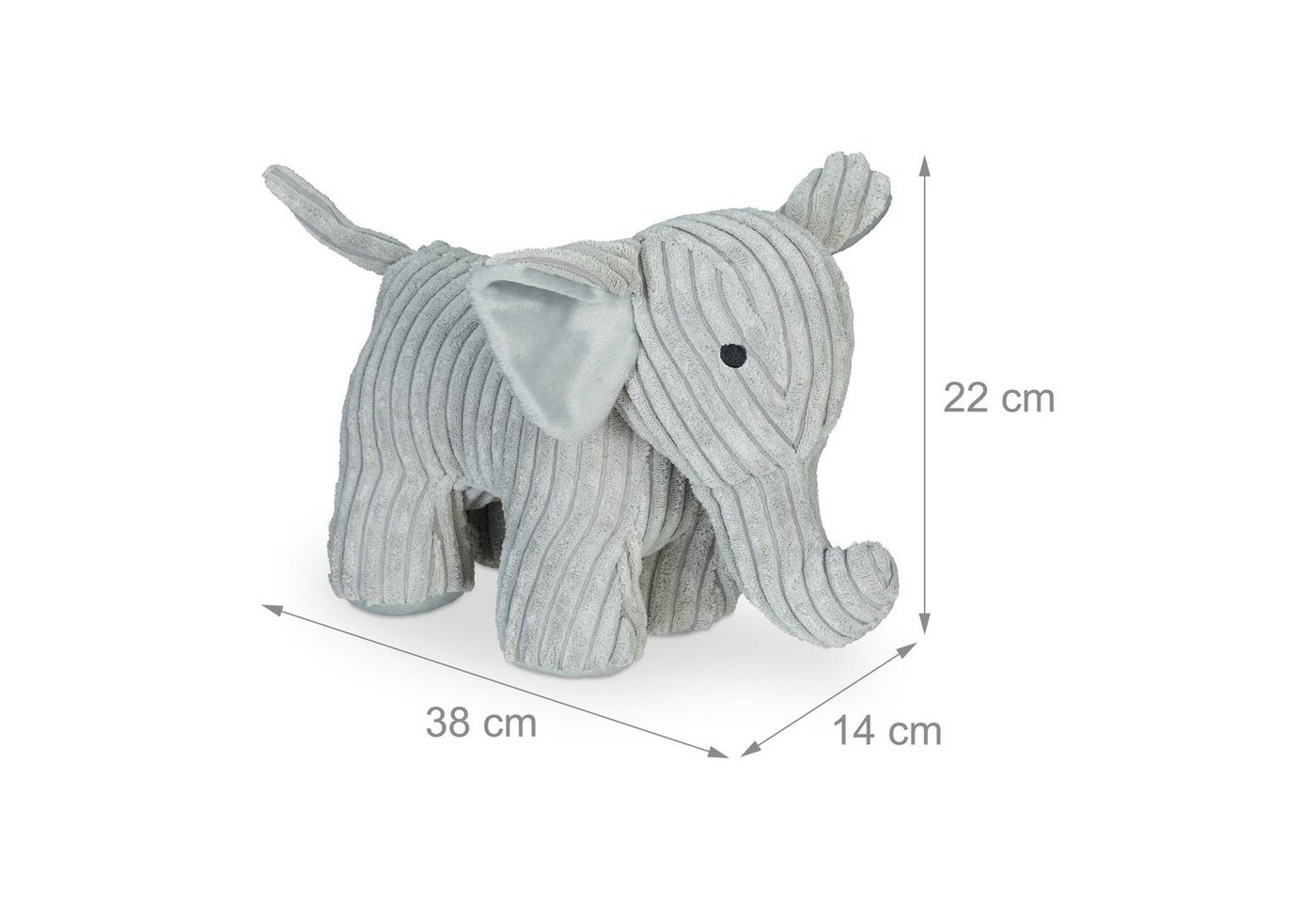 relaxdays Türstopper Elefant (1 St) – Bild 4 von 5