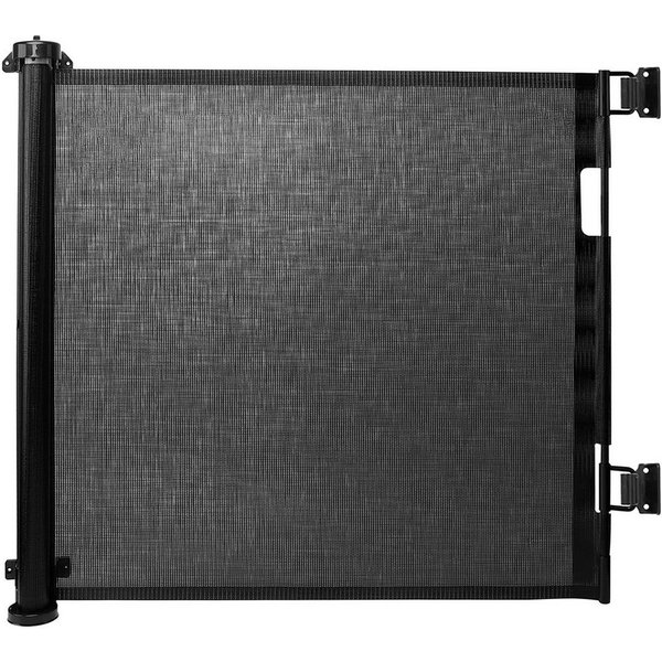 relaxdays Universalschutzgitter Ausziehbares Türschutzgitter (1 St), schwarz, 150 cm