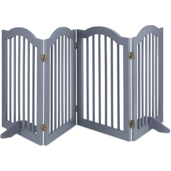 relaxdays Universalschutzgitter Graues Absperrgitter 70 cm hoch (4 St)