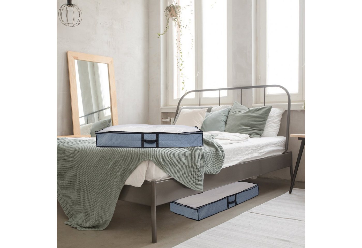 relaxdays Unterbettkommode im 2er Set (2 St) – Bild 2 von 5