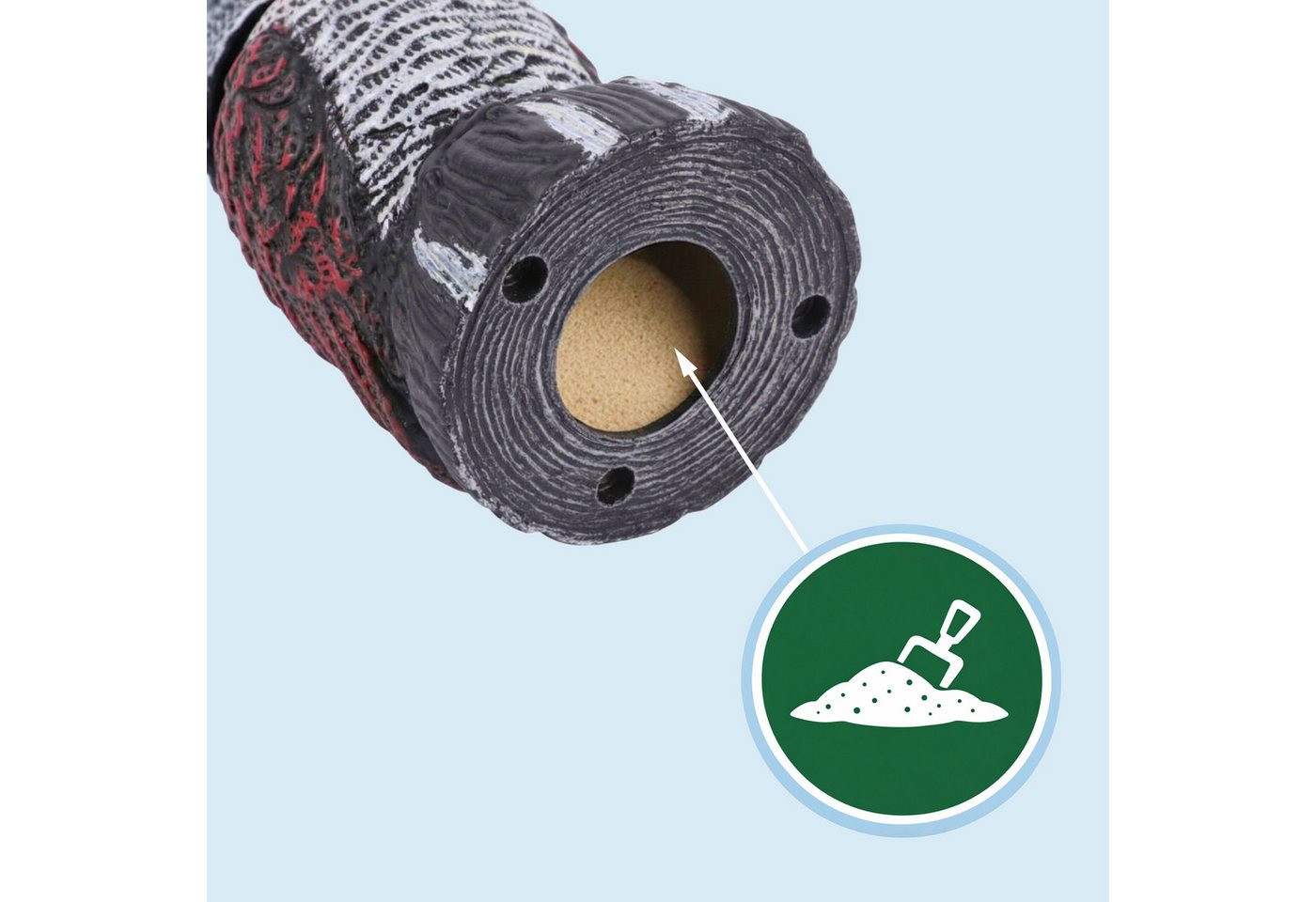 relaxdays Vogel-Schreck Vogelabwehr Eule 20 cm, 1-tlg. – Bild 5 von 5