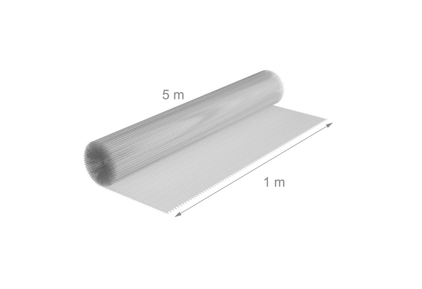 relaxdays Volierendraht 6,3 x 6,3 mm, (103-St., mit Drahtzange), 100 cm x 5 m – Bild 4 von 5