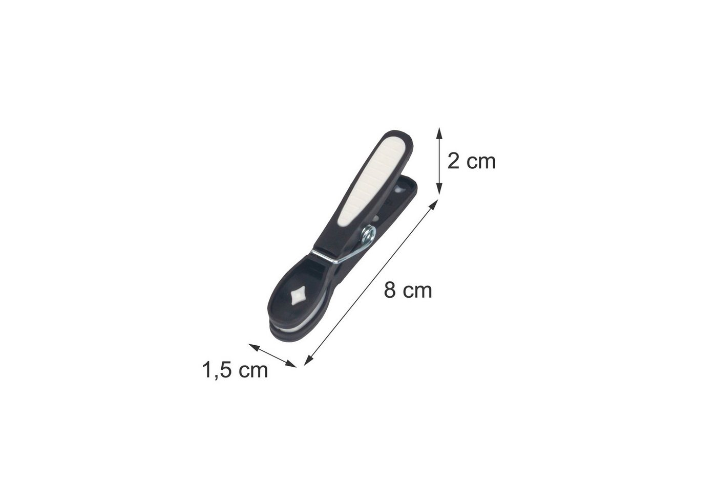 relaxdays Wäscheklammern Wäscheklammern Soft-Grip, 50er Pack – Bild 4 von 5