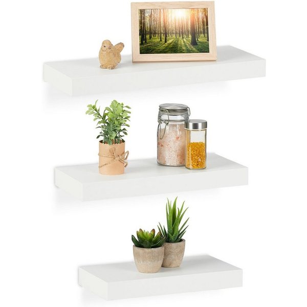relaxdays Wandregal 3er Set, 3-tlg.