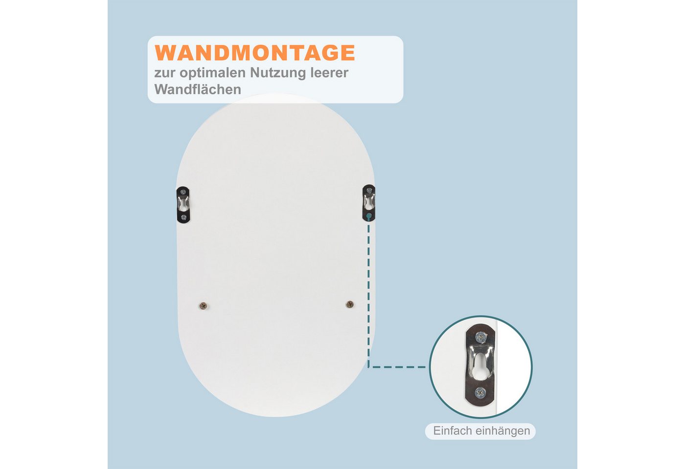 relaxdays Wandregal Boho 2er Set, 2-tlg. – Bild 5 von 5