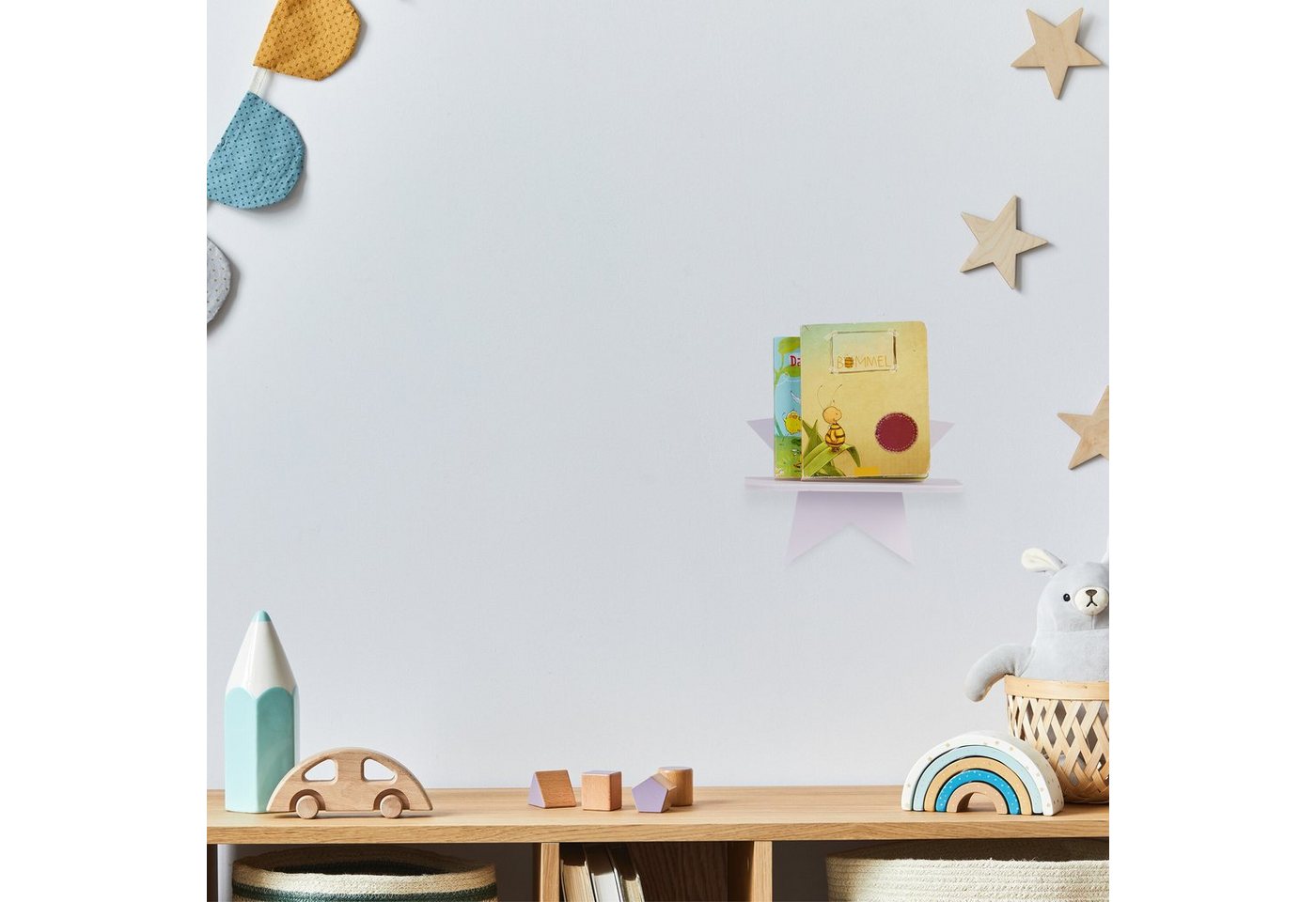 relaxdays Wandregal Stern Kinderzimmer, 1-tlg. – Bild 2 von 5