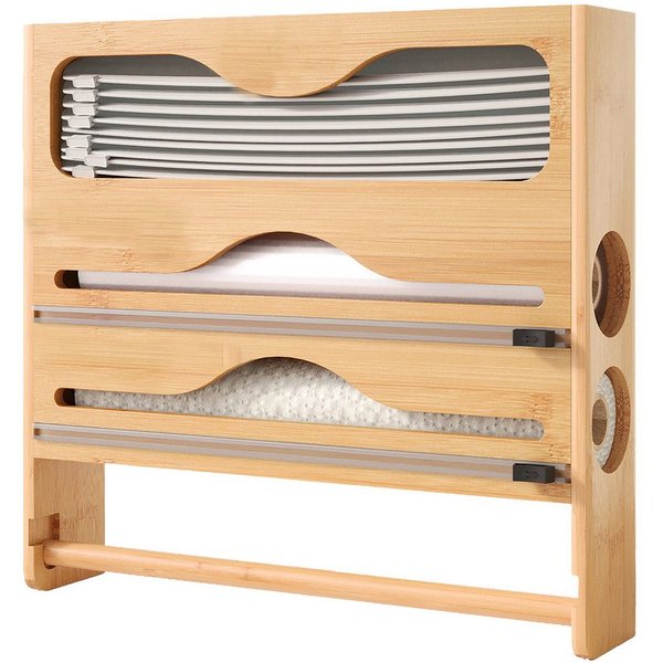 relaxdays Wandrollenhalter Küche, (1-St)