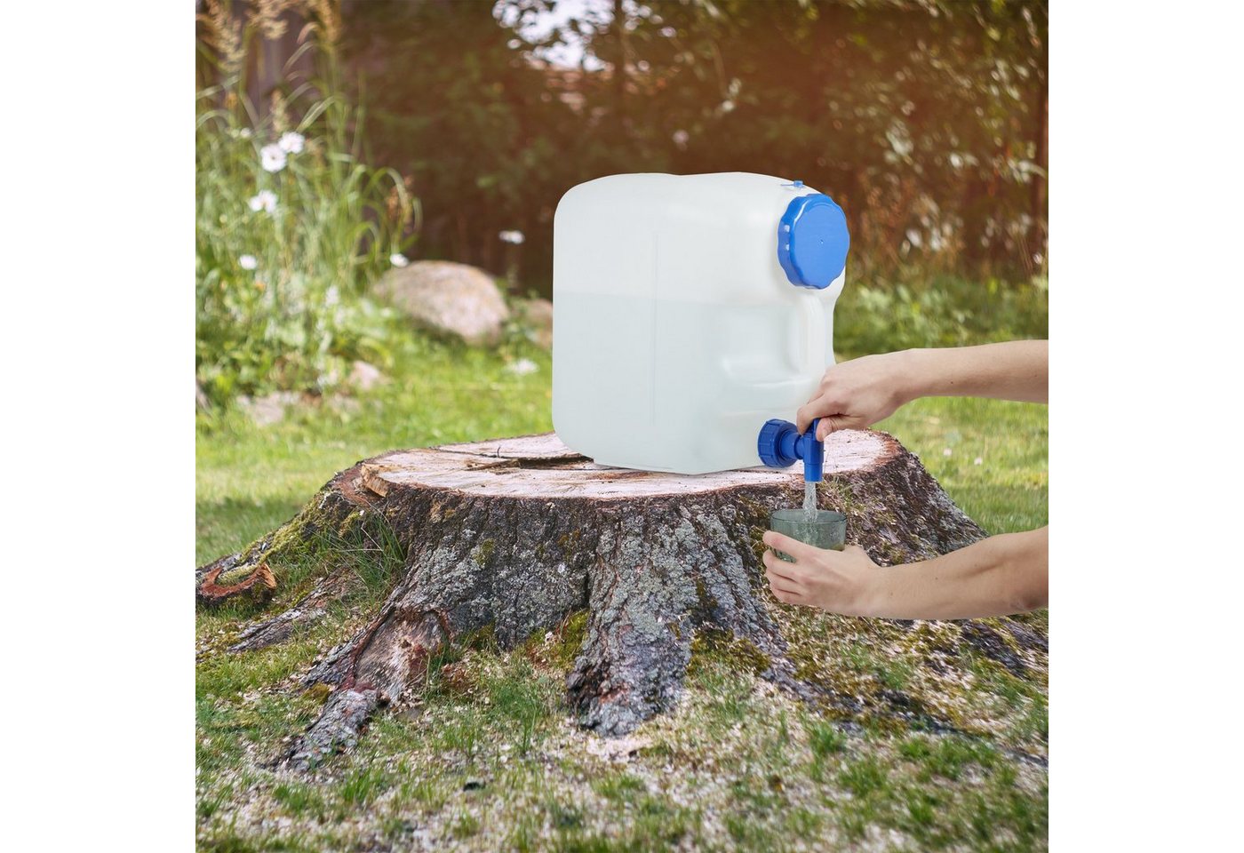 relaxdays Wassertank Wasserkanister mit Hahn (1 St), 12 Liter – Bild 5 von 5