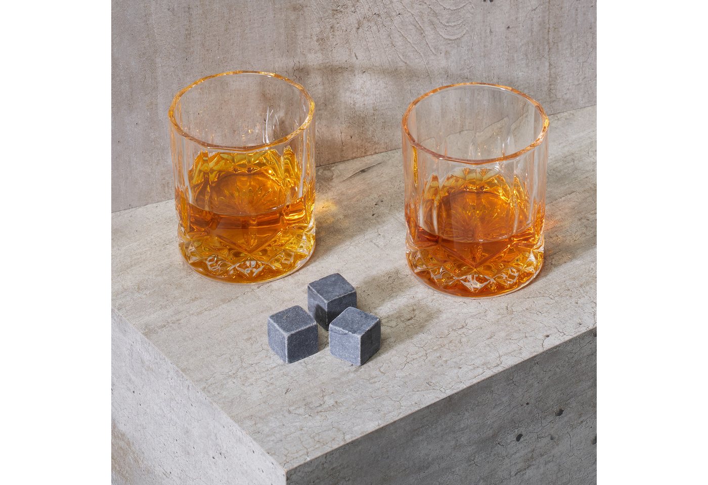 relaxdays Whiskyglas Whiskeygläser 4er Set, 4-tlg., Glas – Bild 2 von 5