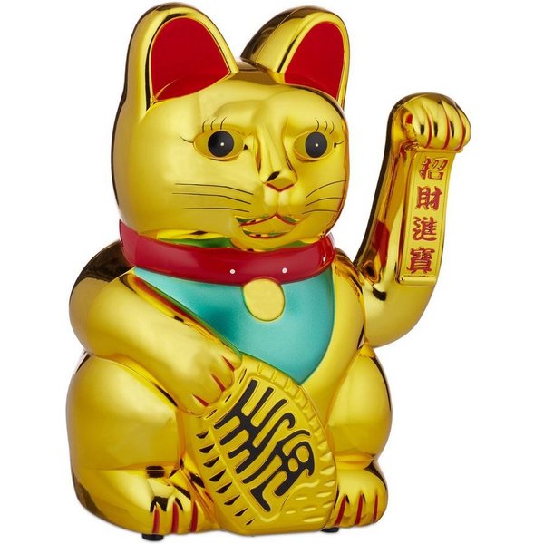 relaxdays Winkekatze XXL (1 St)
