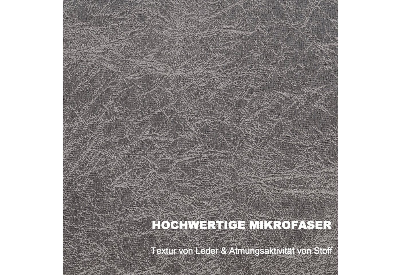 MCombo Relaxsessel MCombo Sessel mit/ohne Hocker, Retro mit Kissen, Mikrofaser, 4742, Mikrofaserstoff – Bild 5 von 5