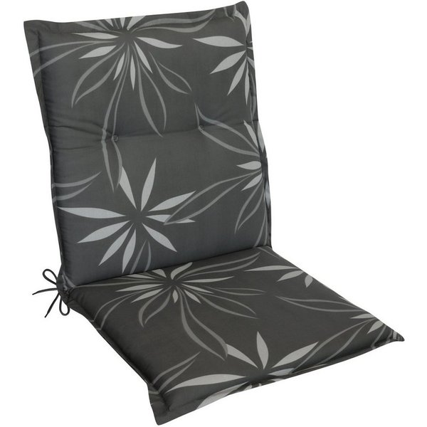 RelaxXL Polsterauflage Florence, Mittellehner-Gartenstuhlauflage 102x50x6cm Blumenmuster