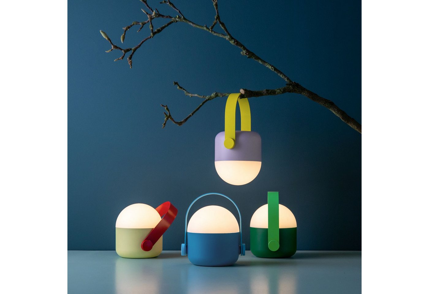 Remember LED Tischleuchte Ole Blau – Bild 5 von 5