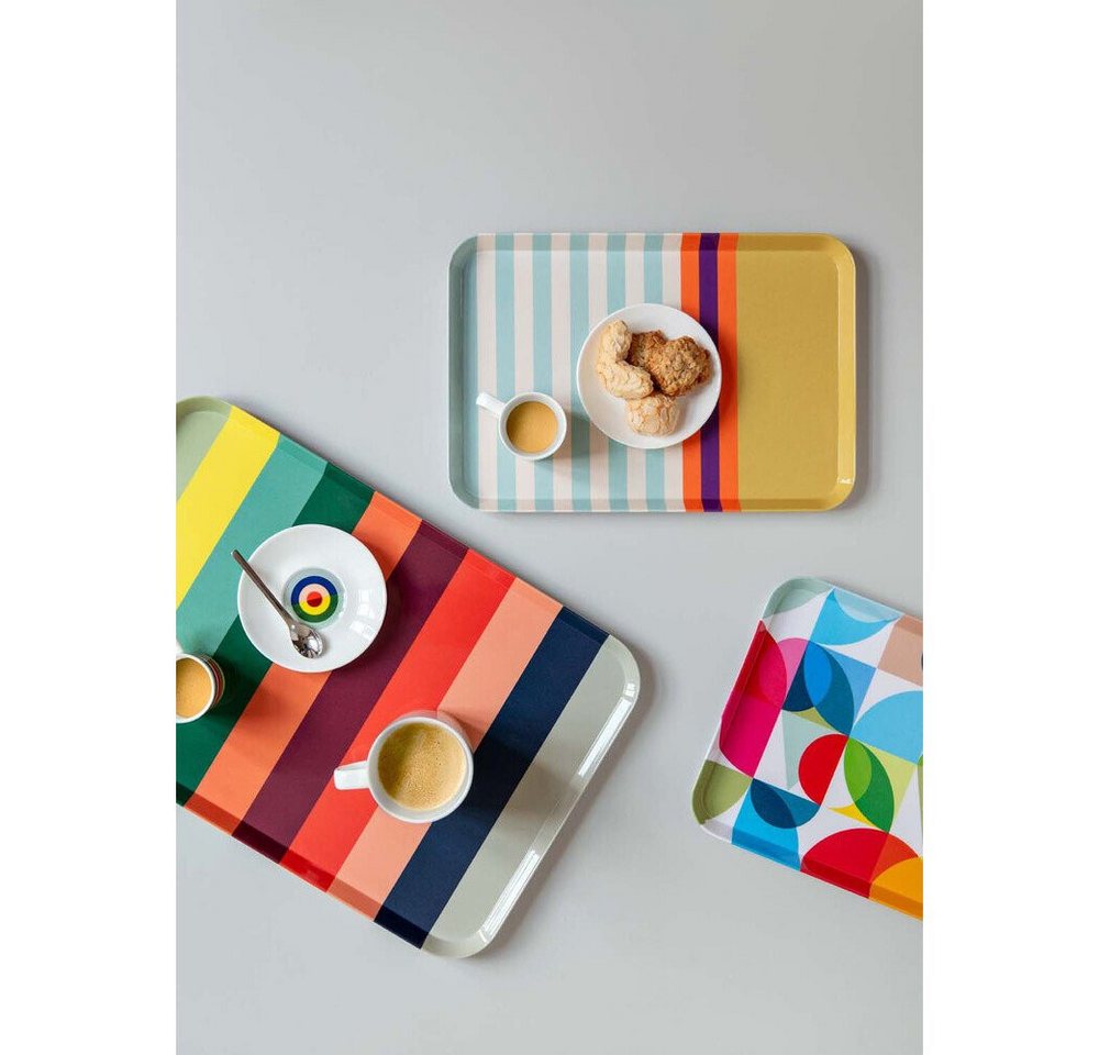 Remember Tablett Tablett 45x29 cm Lorenzo mehrfarbig, Melamin, (1-tlg), Tablett, Melamin, mehrfarbig – Bild 2 von 2