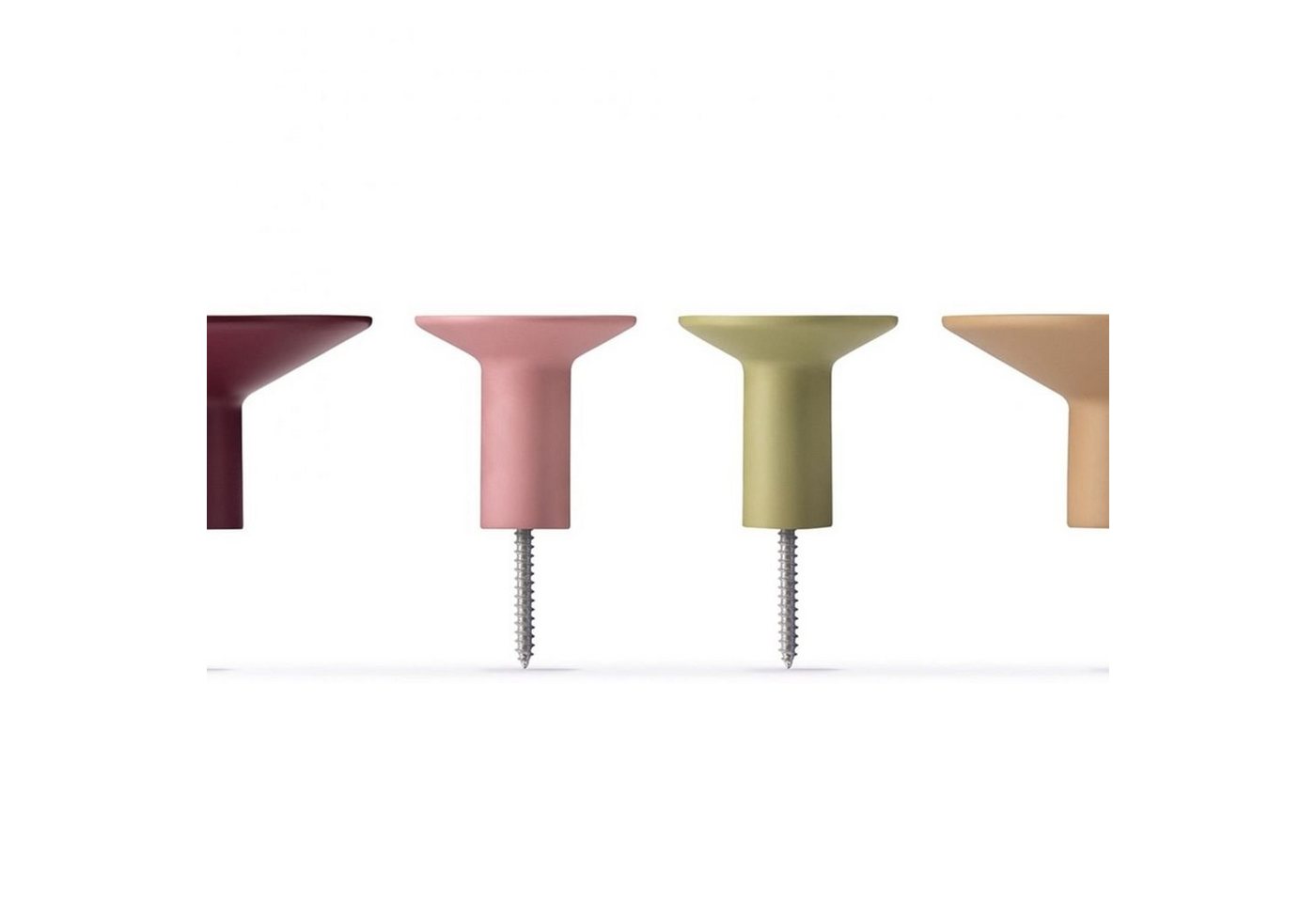 Remember Wandhaken Fuchsia, (4er Set) – Bild 3 von 5