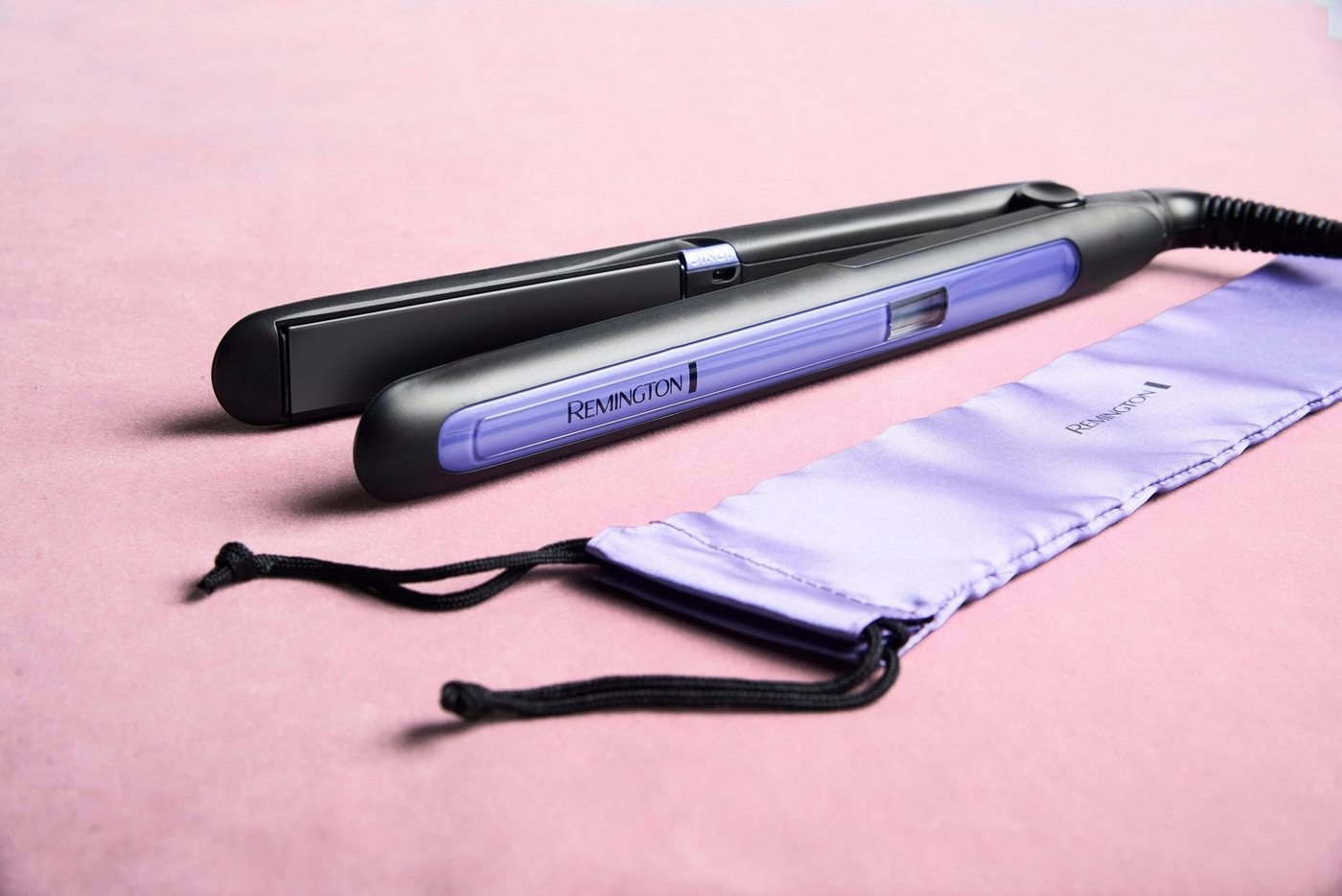 Remington Glätteisen Pro-Ion Straight, S7710, Haarglätter Ultra-Turmalin-Keramik-Beschichtung, Ionen-Generator für Locken, Wellen & zum Glätten – Bild 3 von 5