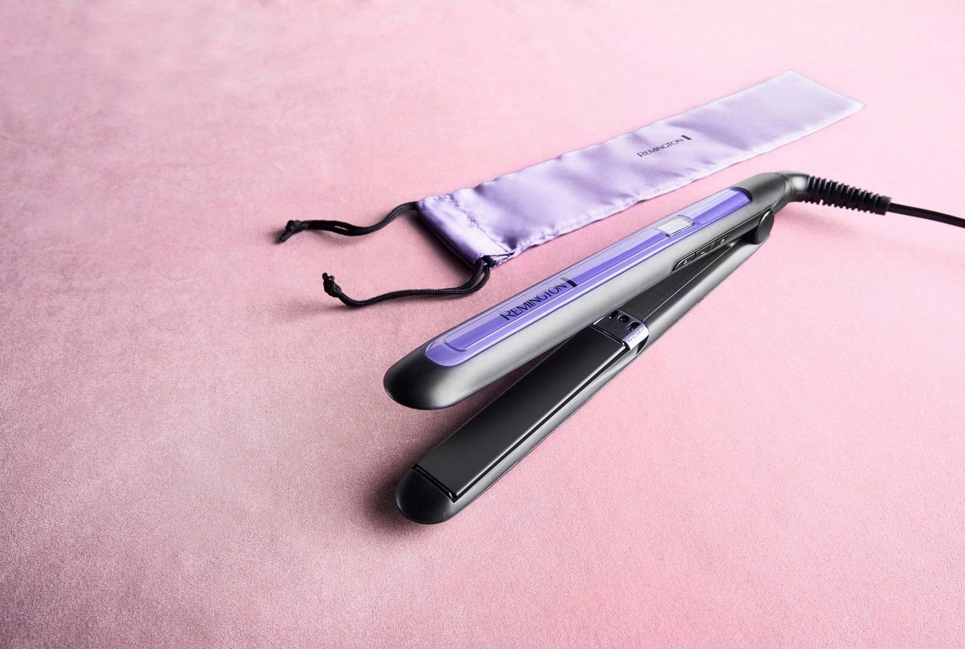 Remington Glätteisen Pro-Ion Straight, S7710, Haarglätter Ultra-Turmalin-Keramik-Beschichtung, Ionen-Generator für Locken, Wellen & zum Glätten – Bild 4 von 5
