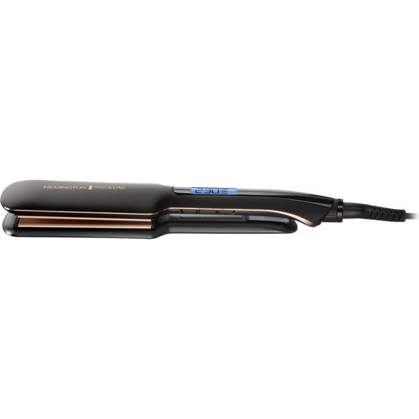 Remington Glätteisen S9150B, 2x breitere federnd gelagerte Stylingplatten, OPTIheat-Technologie