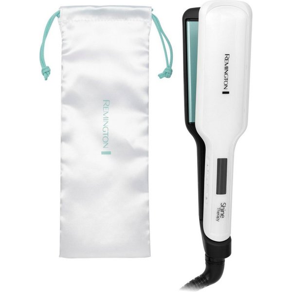 Remington Glätteisen Shine Therapy, S8550, breiter Haarglätter Keramik-Beschichtung, angereichert mit Arganöl & Vitamin E, 9 Temperatureinstellungen