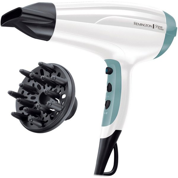 Remington Haartrockner D 5216, 2300 W, mit Ionenpflege [leicht & leise+ Diffusor] Arganöl & Vitamin E