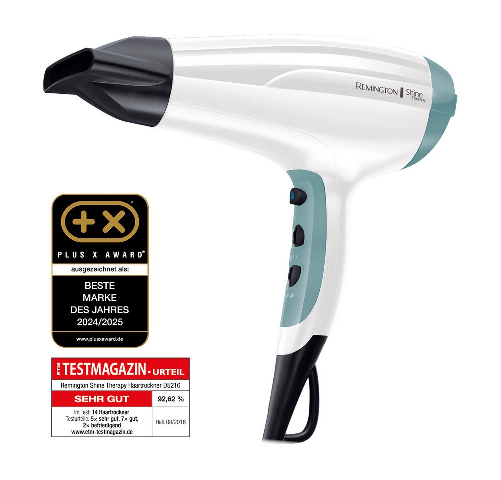 Remington Haartrockner D 5216, 2300 W, mit Ionenpflege [leicht & leise+ Diffusor] Arganöl & Vitamin E – Bild 2 von 5