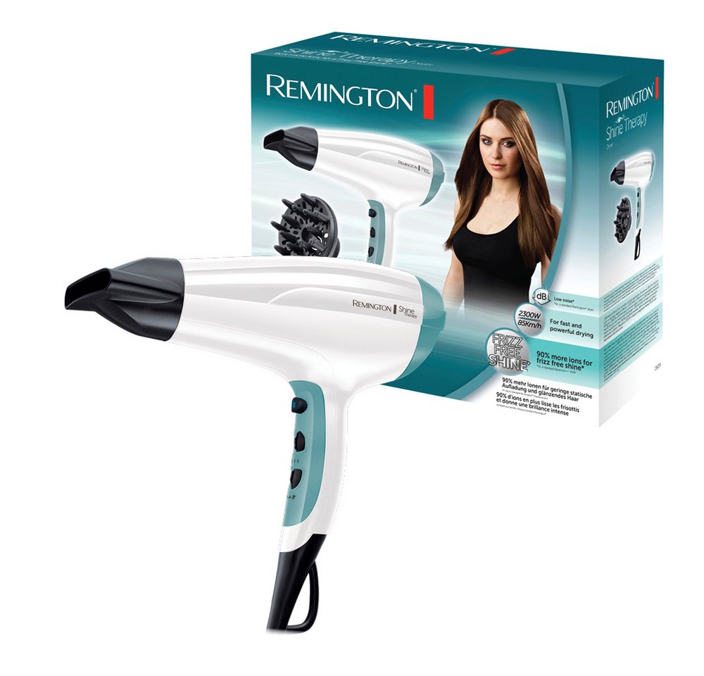 Remington Haartrockner D 5216, 2300 W, mit Ionenpflege [leicht & leise+ Diffusor] Arganöl & Vitamin E – Bild 3 von 5
