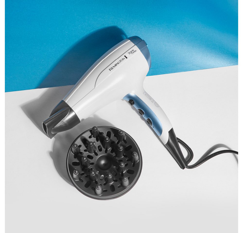 Remington Haartrockner D 5216, 2300 W, mit Ionenpflege [leicht & leise+ Diffusor] Arganöl & Vitamin E – Bild 5 von 5