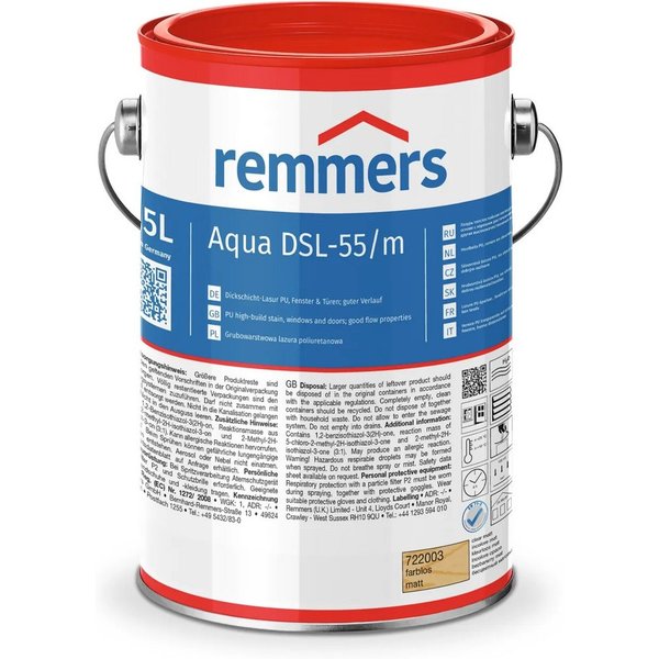 Remmers Dickschichtlasur Aqua DSL-55-Dickschicht-Lasur PU