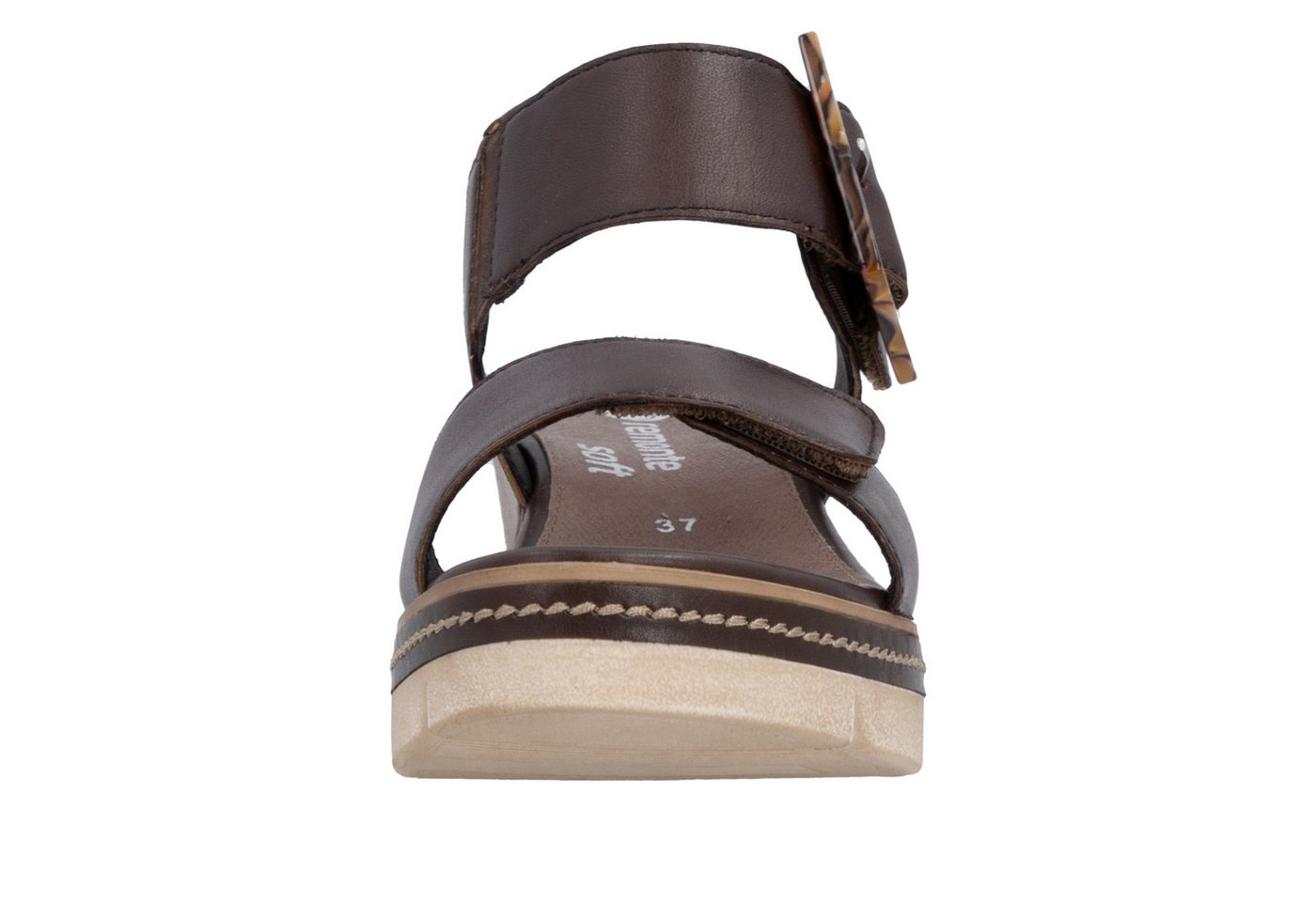 Remonte Keilsandalette Keilabsatz, Riemensandale, Sommerschuh, auffällige Zierschnalle – Bild 4 von 5