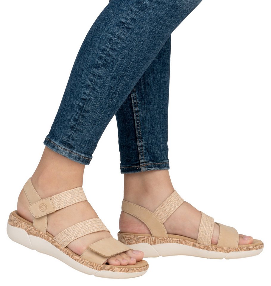 Remonte Keilsandalette Riemchensandale, Bequemschuh, Sommerschuh mit Soft-Fußbett – Bild 2 von 5