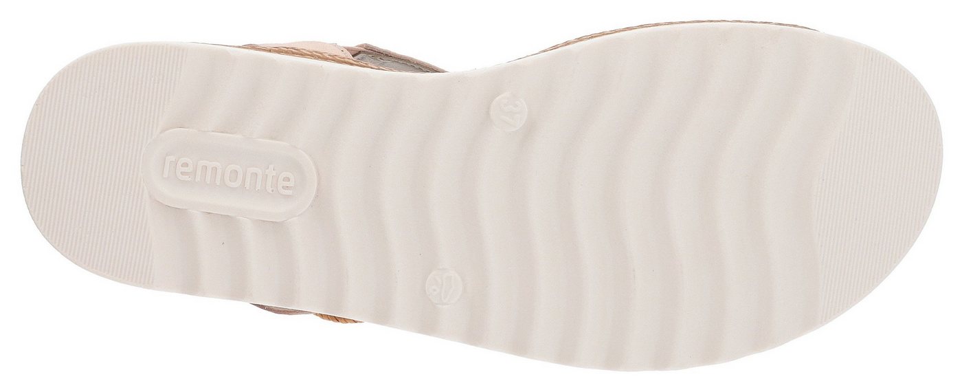 Remonte Keilsandalette Sommerschuh, Riemchensandale mit praktischen Klettverschlüssen – Bild 5 von 5