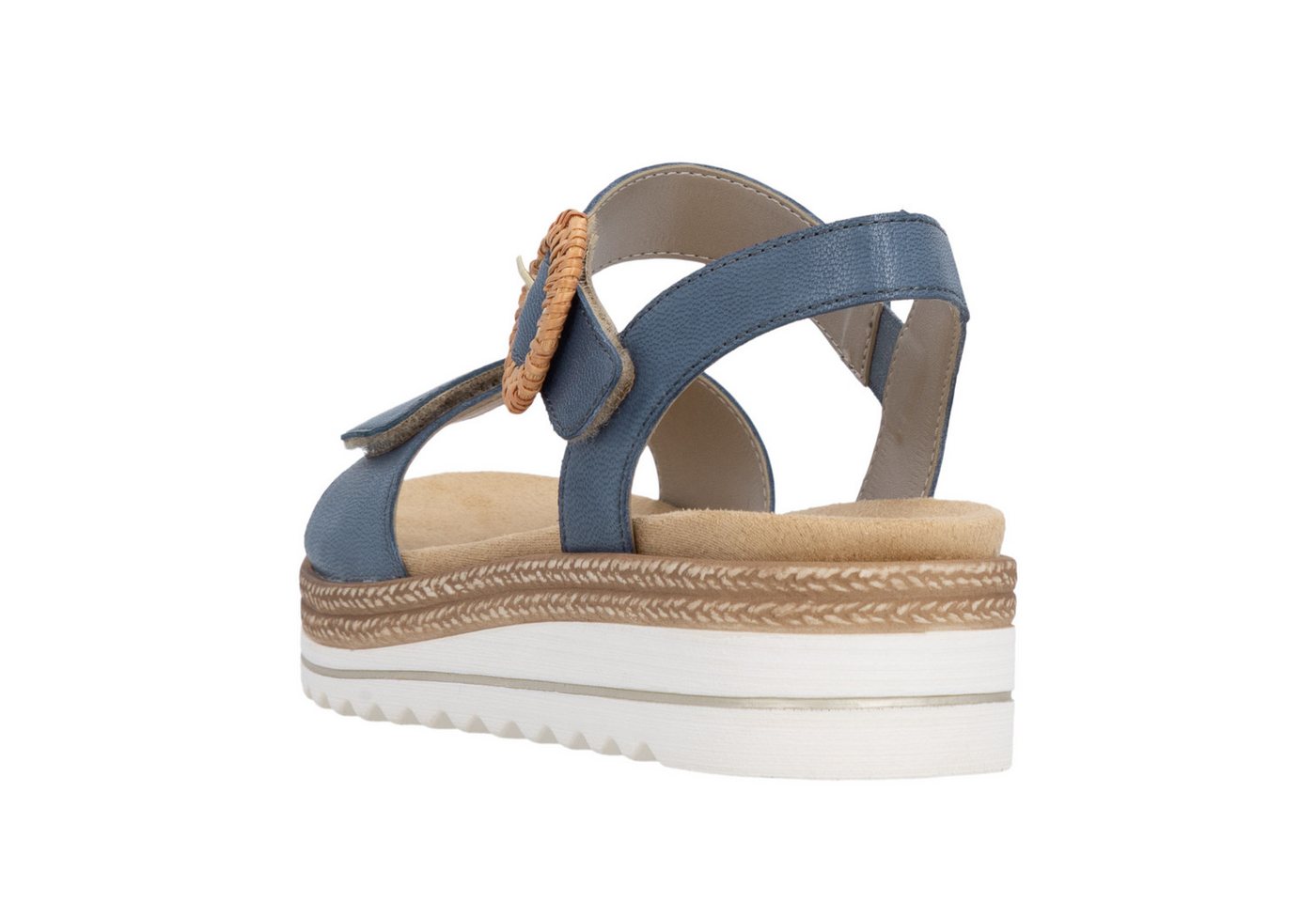Remonte Keilsandalette Sommerschuh, Riemchensandale mit praktischen Klettverschlüssen – Bild 3 von 5
