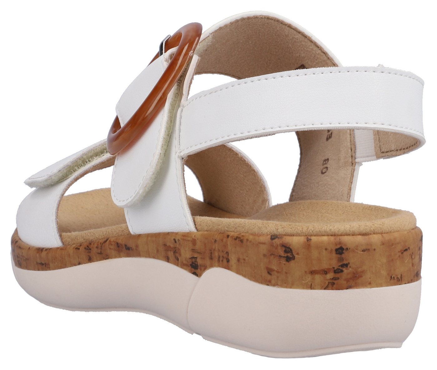 Remonte Keilsandalette Sommerschuh, Riemchensandale, praktische Klettverschlüsse – Bild 5 von 5