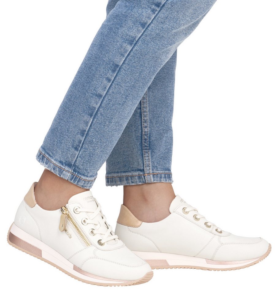 Remonte Keilsneaker, Freizeitschuh, Halbschuh, Schnürschuh in schmaler Form – Bild 2 von 5