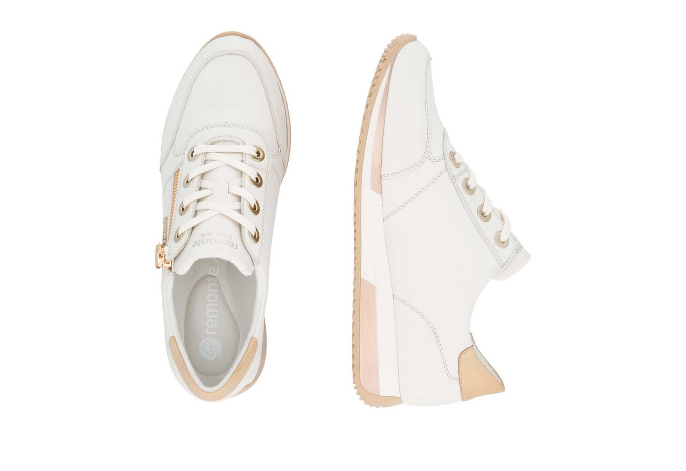 Remonte Keilsneaker, Freizeitschuh, Halbschuh, Schnürschuh in schmaler Form – Bild 5 von 5