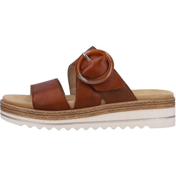 Remonte Pantolette, Keilabsatz, Sommerschuh, Schlappen mit Zierschnalle