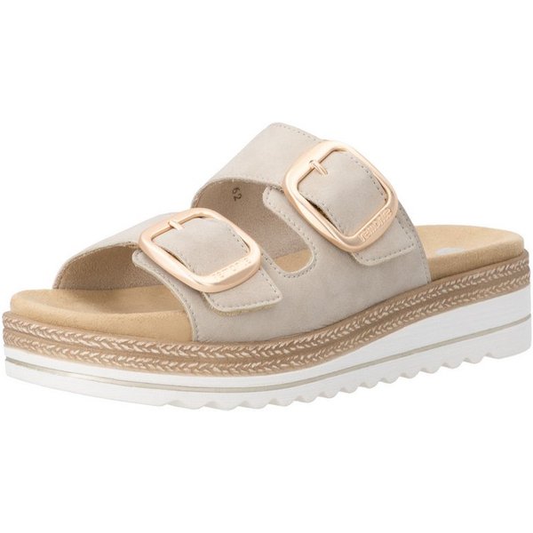 Remonte Pantolette Hausschuh, Sommerschuh, Klettschuh mit Lite´n Soft-Ausstattung