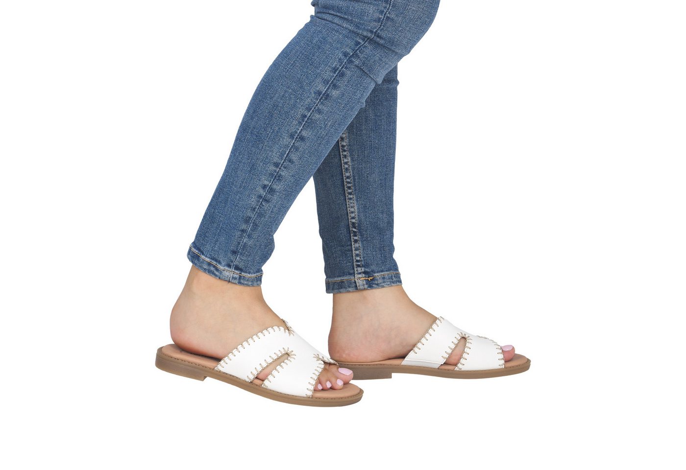 Remonte Pantolette Sommerschuh, Flat, Strandschuh mit Feel Soft-Ausstattung – Bild 2 von 5
