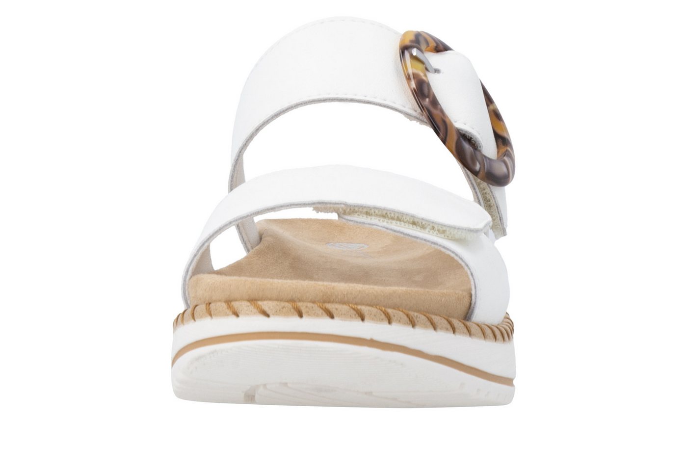 Remonte Pantolette Sommerschuh, Hausschuh mit praktischen Klettverschlüssen – Bild 4 von 5