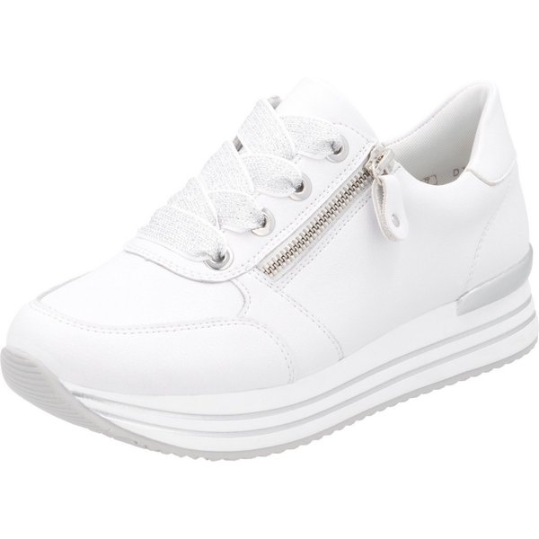 Remonte Plateausneaker, Freizeitschuh, Halbschuh, Schnürschuh mit gepolstertem Schaftrand