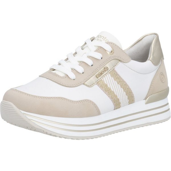 Remonte Plateausneaker Halbschuh, Schnürschuh mit Metallicdetails und Softfußbett