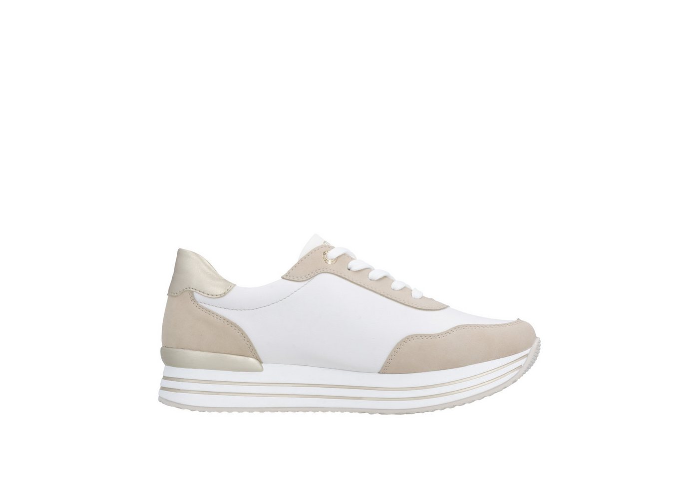 Remonte Plateausneaker Halbschuh, Schnürschuh mit Metallicdetails und Softfußbett – Bild 5 von 5