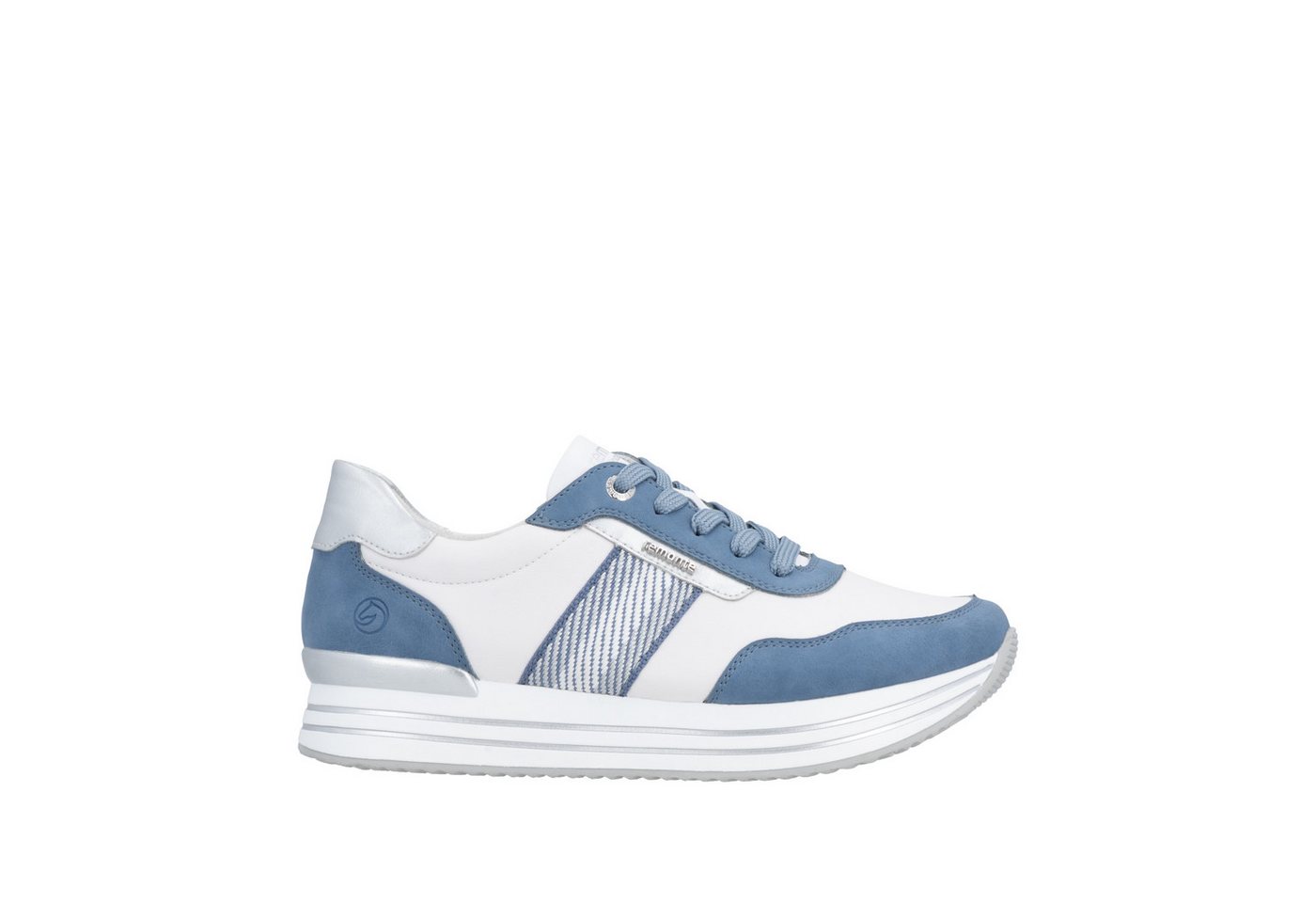 Remonte Plateausneaker Halbschuh, Schnürschuh mit Metallicdetails und Softfußbett – Bild 5 von 5