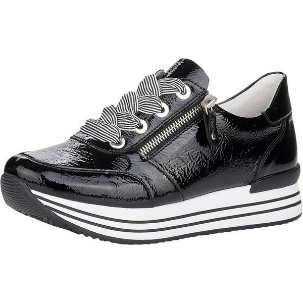 Remonte Plateausneaker, Freizeitschuh, Halbschuh, Schnürschuh mit gepolstertem Schaftrand