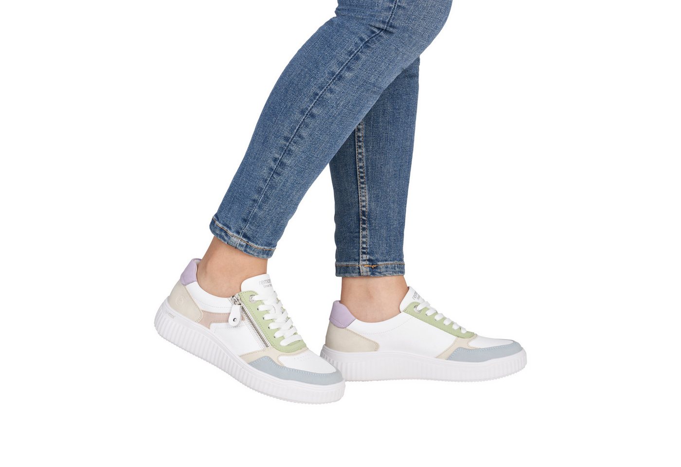 Remonte Plateausneaker Schnürschuh, Halbschuh, Freizeitsneaker mit Schaftrandpolsterung – Bild 4 von 5